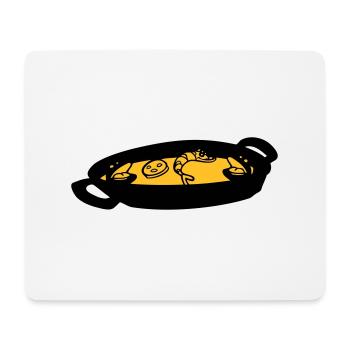 paella dish spanish culinary specialty spain - Mouse Pad (horizontal) - white - Front