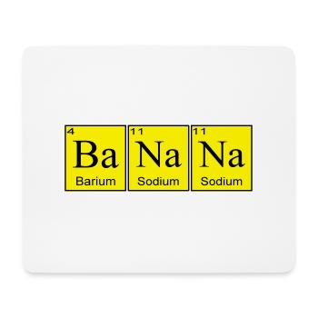 Banana - Tapis de souris (format paysage) - blanc - Devant