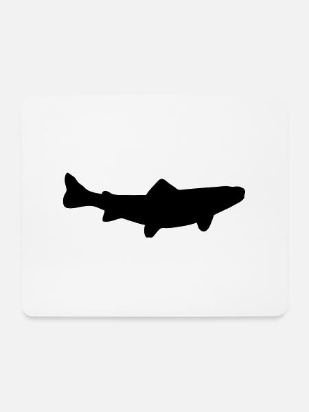 Bachforelle - Fisch - Fish - Mousepad (Querformat) - Weiß
