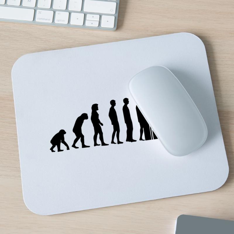 DARWIN - EVOLUTION SOCIETE - CODE BARRE Tapis de souris (format paysage)