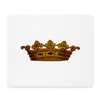 Crown 3 - Tapis de souris (format paysage) - blanc - Devant