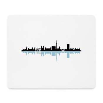 Skyline - Wuppertal - Mousepad (Querformat) - Weiß - Vorne