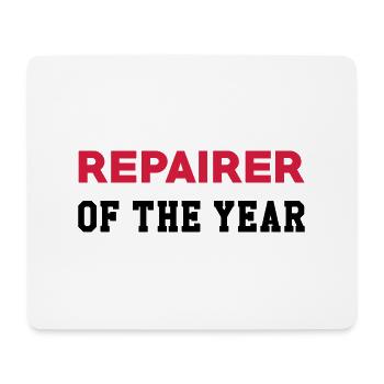 réparateur / réparation / réparer / bricolage - Tapis de souris (format paysage) - blanc - Devant