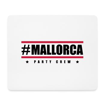 mallorca party crew design - Mousepad (Querformat) - Weiß - Vorne