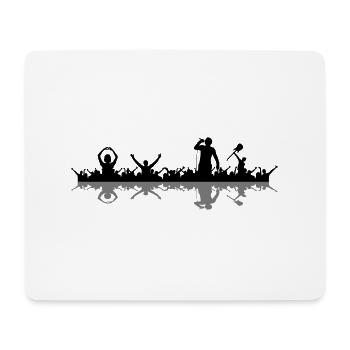 Musik - Menschen Band - Mousepad (Querformat) - Weiß - Vorne