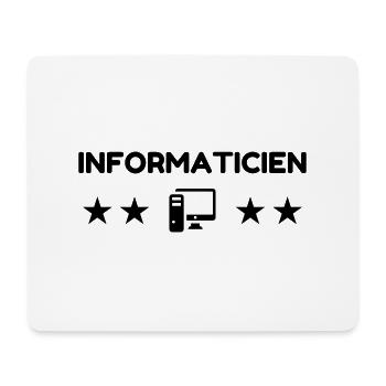 Computer / Informatiker / Aussenseiter / Ingenieur - Mousepad (Querformat) - Weiß - Vorne