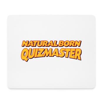 Natural born quizmaster 3col - Mouse Pad (horizontal) - white - Front