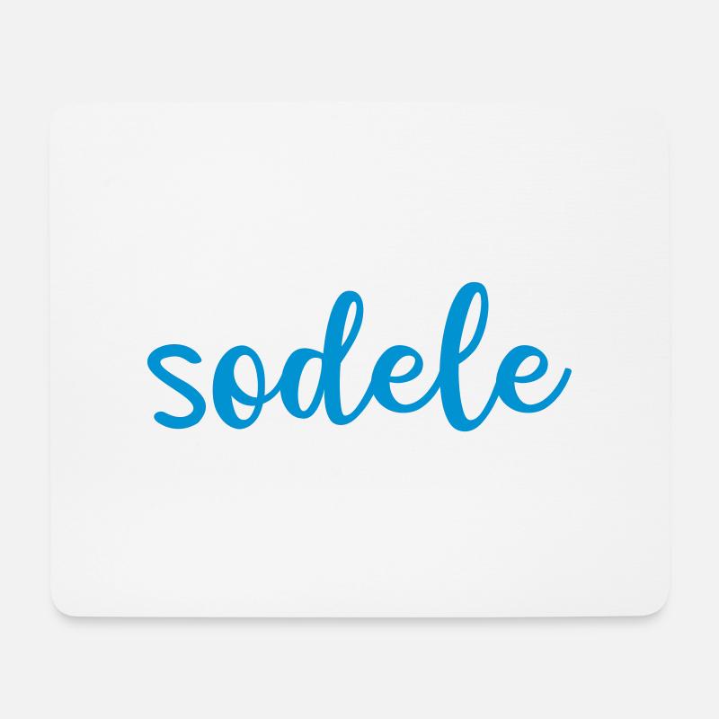 sodele - Mousepad (Querformat) - Weiß
