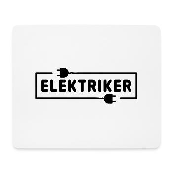 Elektriker - Mousepad (Querformat) - Weiß - Vorne
