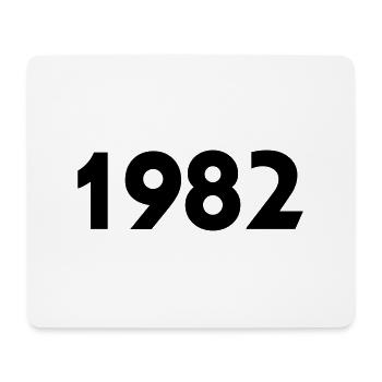 1982 - Mousepad (Querformat) - Weiß - Vorne