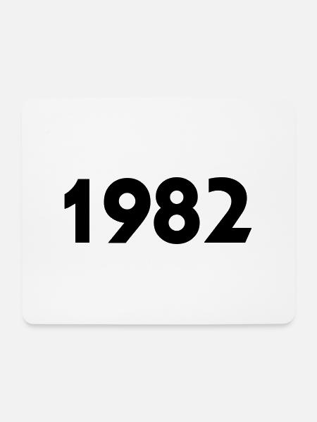 1982 - Mousepad (Querformat) - Weiß