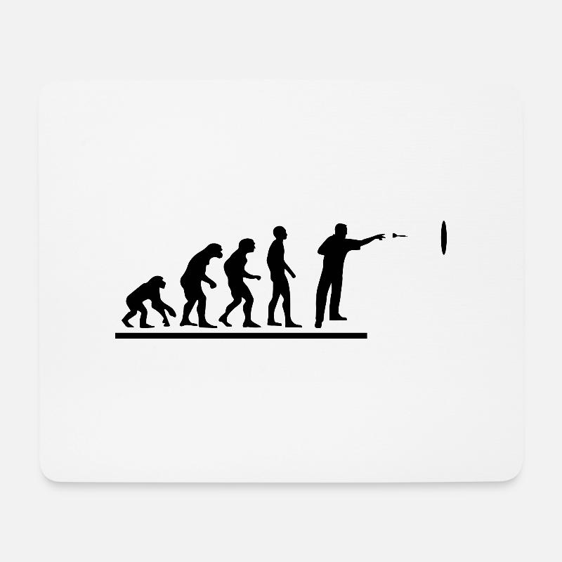 Darts Dart - Mousepad (Querformat) - Weiß
