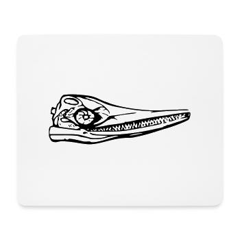 Urzeitwal Baleine Fossil dinosaures crânes primitifs - Tapis de souris (format paysage) - blanc - Devant