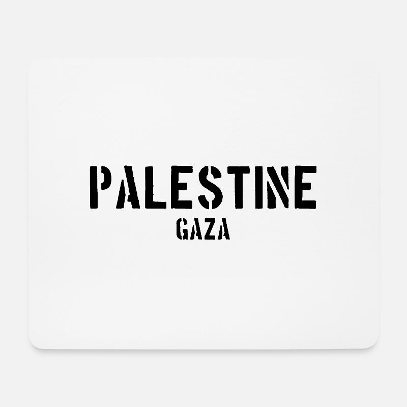 Gaza - Palestine - Ramala - Palestina palestinian - Mousepad (Querformat) - Weiß