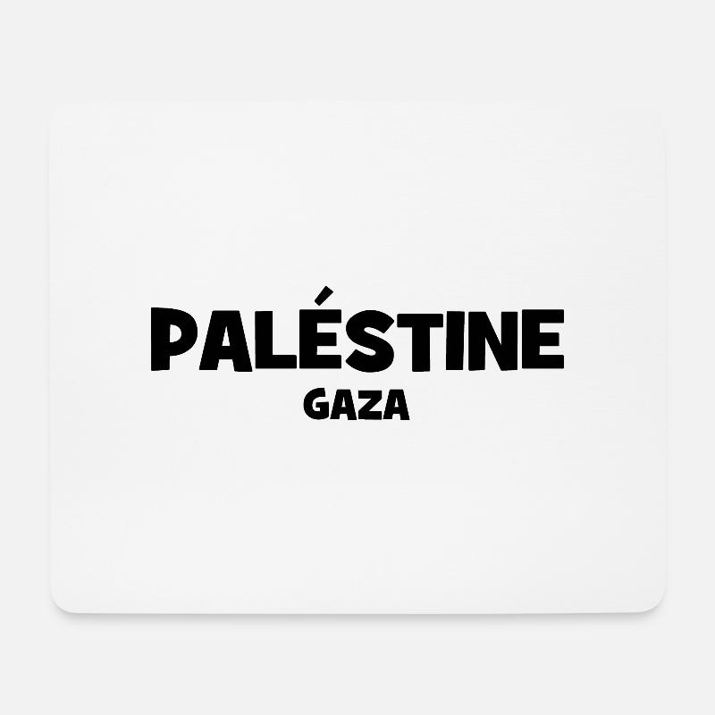 Palestine - Gaza - Arabia - palestinian Palestina - Mousepad (Querformat) - Weiß