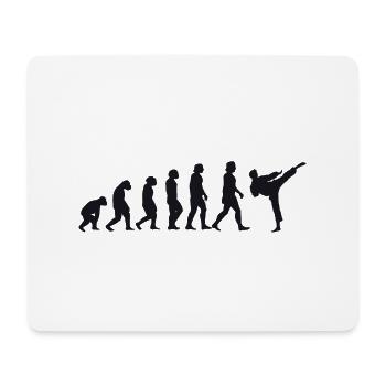 Evolution of Karate - Mouse Pad (horizontal) - white - Front