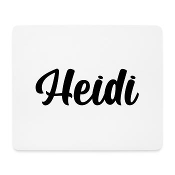 Heidi - Mousepad (Querformat) - Weiß - Vorne