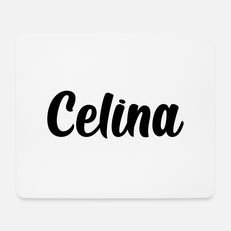 Celina - Mousepad (Querformat) - Weiß