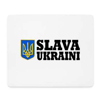 Slava ukraini - Mouse Pad (horizontal) - white - Front