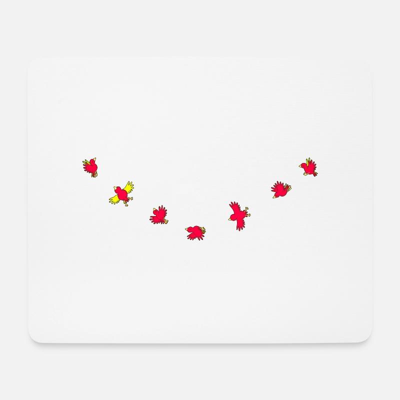 Birdies - Mouse Pad (horizontal) - white