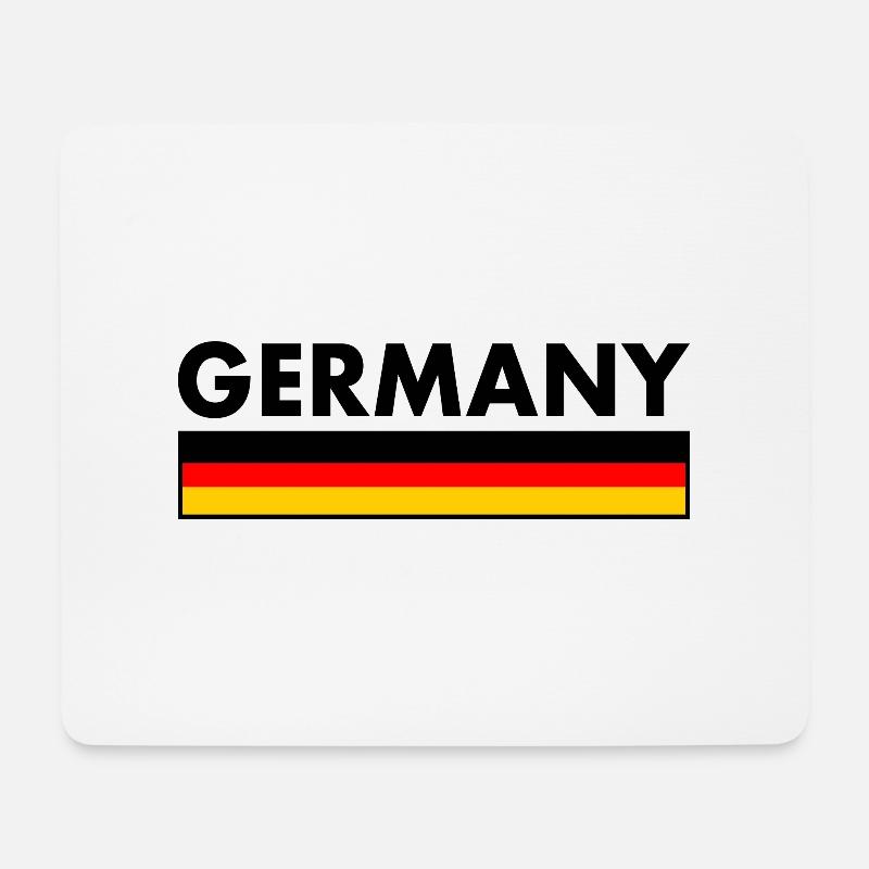 Deutschland - Mousepad (Querformat) - Weiß