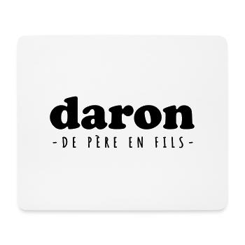 Daron de père en fils - Tapis de souris (format paysage) - blanc - Devant