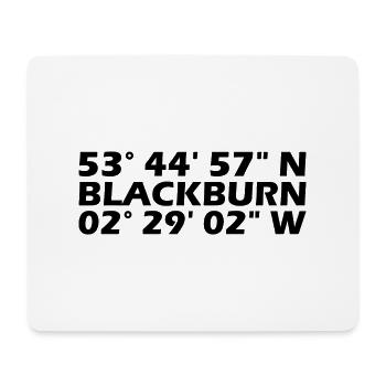 Blackburn Coordinates - Mouse Pad (horizontal) - white - Front