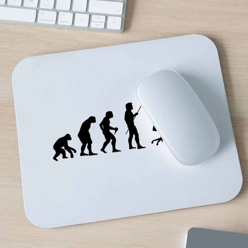 Evolution Of Man Coding Software Developer Program Mousepad (Querformat)
