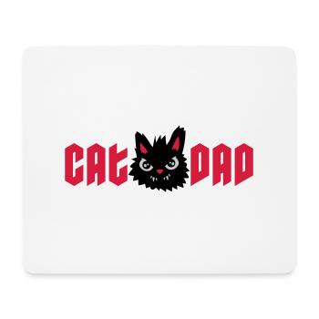 Wilder Kater Cat Dad - Mousepad (Querformat) - Weiß - Vorne