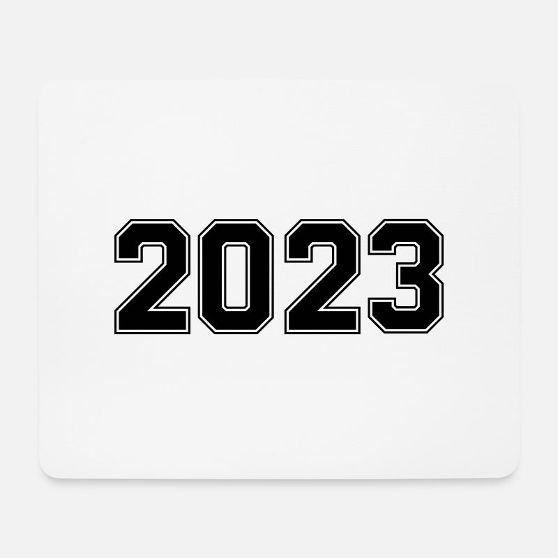 2023 - Mousepad (Querformat) - Weiß