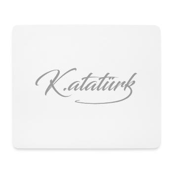 Mustafa Kemal Ataturk - Mouse Pad (horizontal) - white - Front