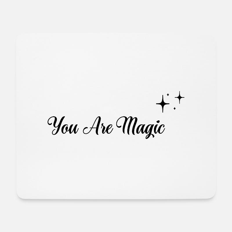Du bist Magie - Mousepad (Querformat) - Weiß