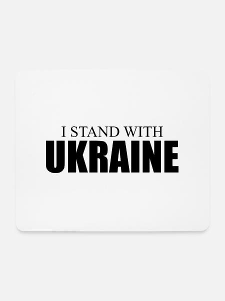 Ukraine Sieg - Mousepad (Querformat) - Weiß