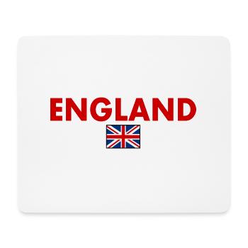 England - Mousepad (Querformat) - Weiß - Vorne