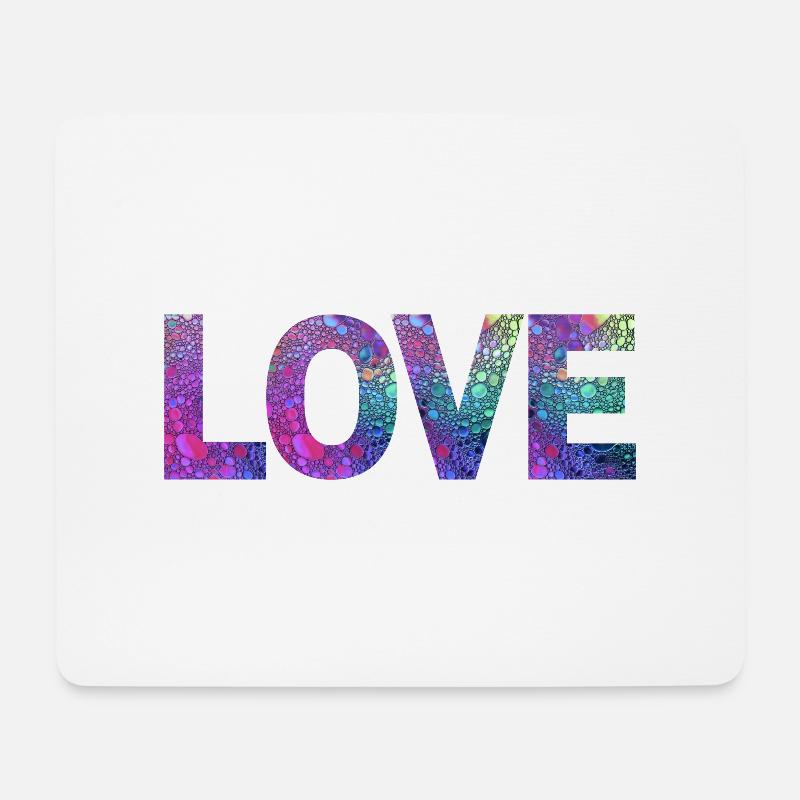 Love - Mouse Pad (horizontal) - white