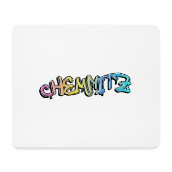 Chemnitz Deutschland Stadt Graffiti Spray Sprayer - Mousepad (Querformat) - Weiß - Vorne
