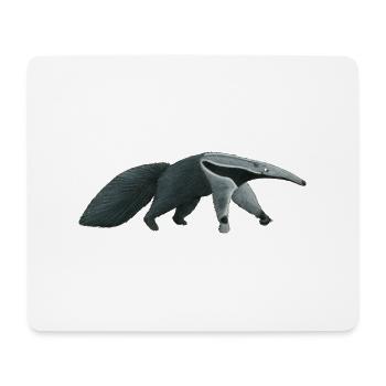 the funny anteater - Mouse Pad (horizontal) - white - Front