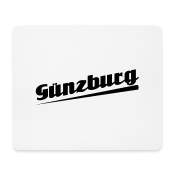 Günzburg - Textdesign mit Stadtnamen - Mousepad (Querformat) - Weiß - Vorne