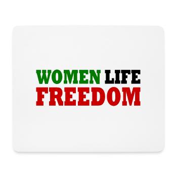 Women life freedom - Mouse Pad (horizontal) - white - Front