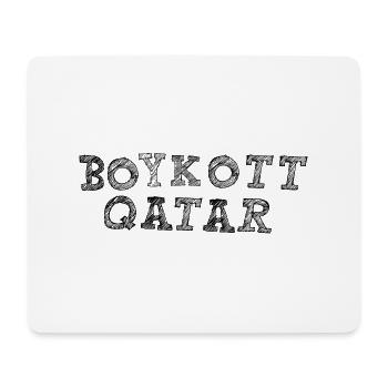 BOYKOTT KATAR - Tapis de souris (format paysage) - blanc - Devant