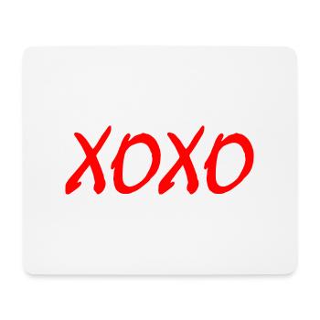 Xoxo - Tapis de souris (format paysage) - blanc - Devant