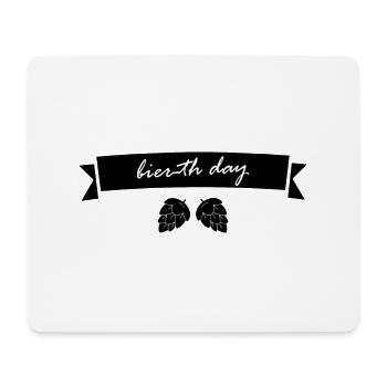 Bière Vin Whisky Schnaps Alcool - Tapis de souris (format paysage) - blanc - Devant