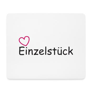 Einzelstück - Mousepad (Querformat) - Weiß - Vorne