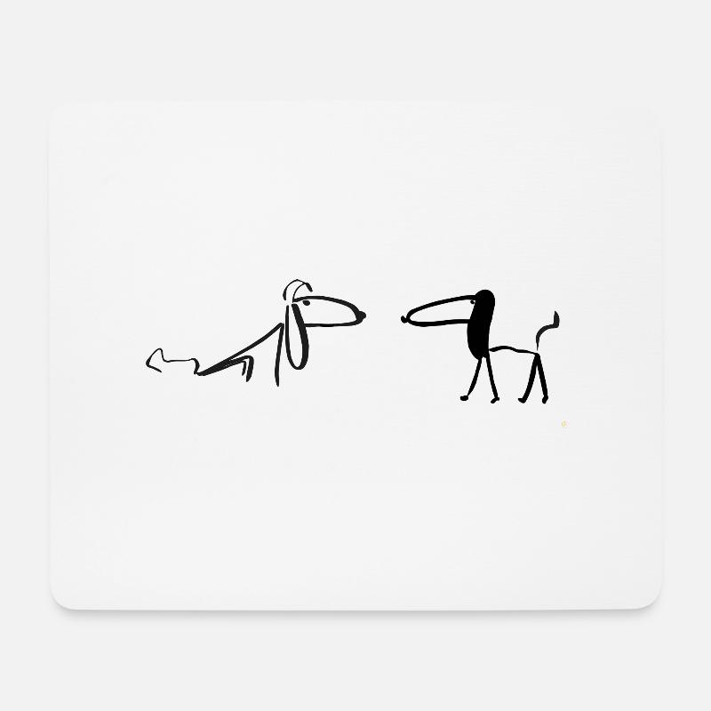 Enseignants Pet - Tapis de souris (format paysage) - blanc