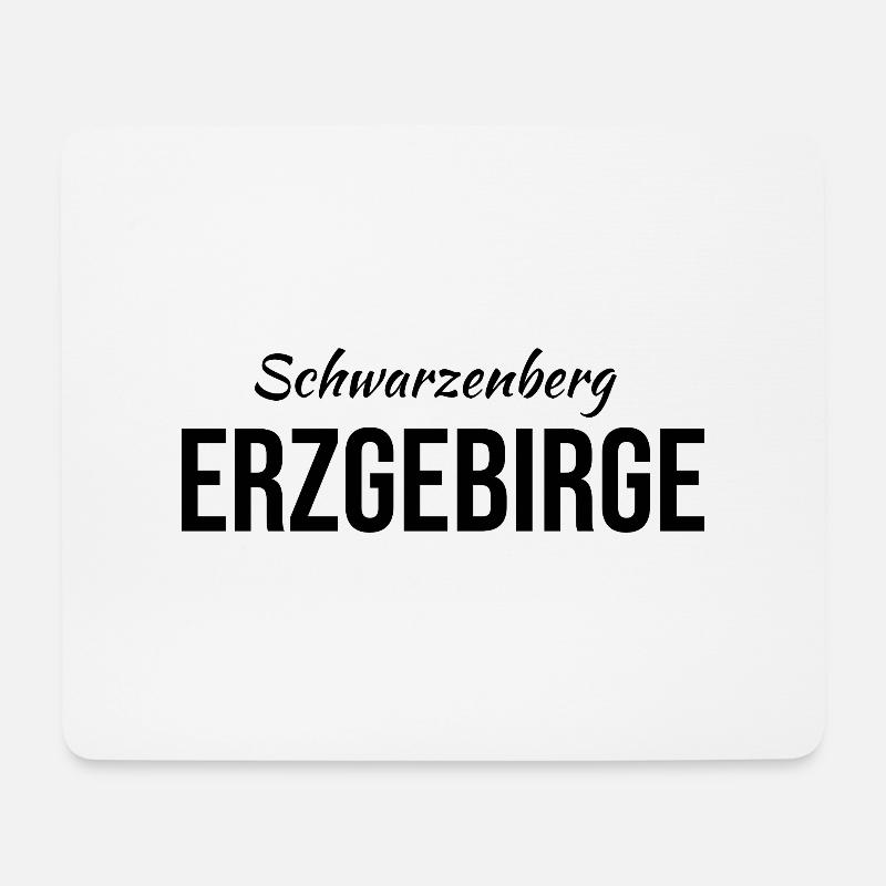 Schwarzenberg Erzgebirge - Mousepad (Querformat) - Weiß