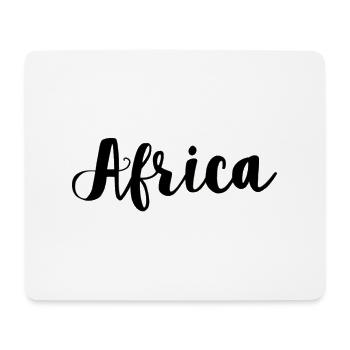 Africa lettrage - Tapis de souris (format paysage) - blanc - Devant