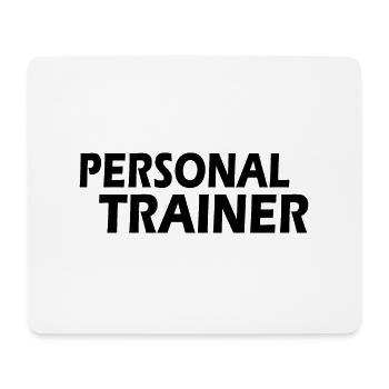 Personal trainer - Tapis de souris (format paysage) - blanc - Devant