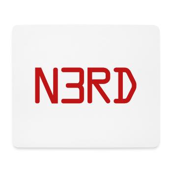 NERD - Mouse Pad (horizontal) - white - Front