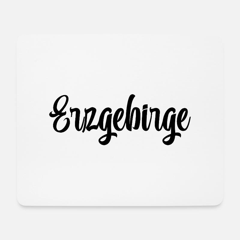 Erzgebirge Heimat - Mousepad (Querformat) - Weiß