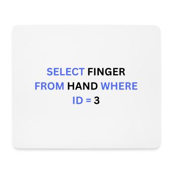 Select - Mouse Pad (horizontal) - white - Front